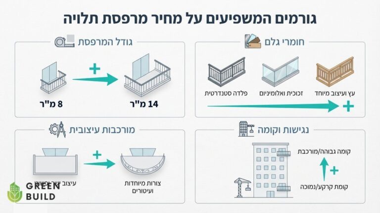 חזית בניין מגורים מודרני עם מרפסות פלדה תלויות חדשות