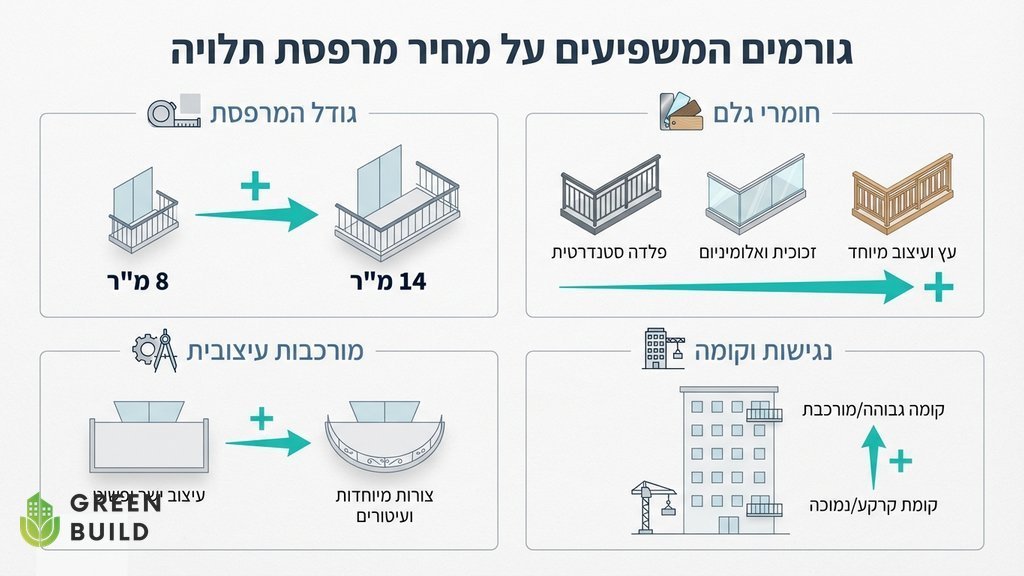 חזית בניין מגורים מודרני עם מרפסות פלדה תלויות חדשות